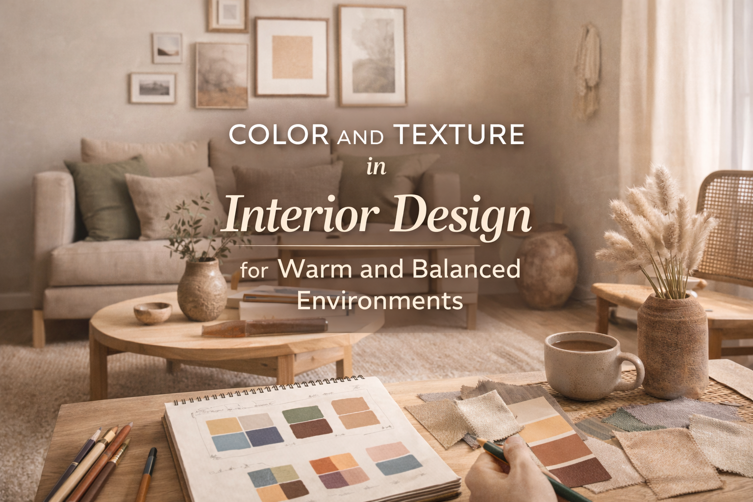 Color and Texture in Interior Design for Warm and Balanced Environments