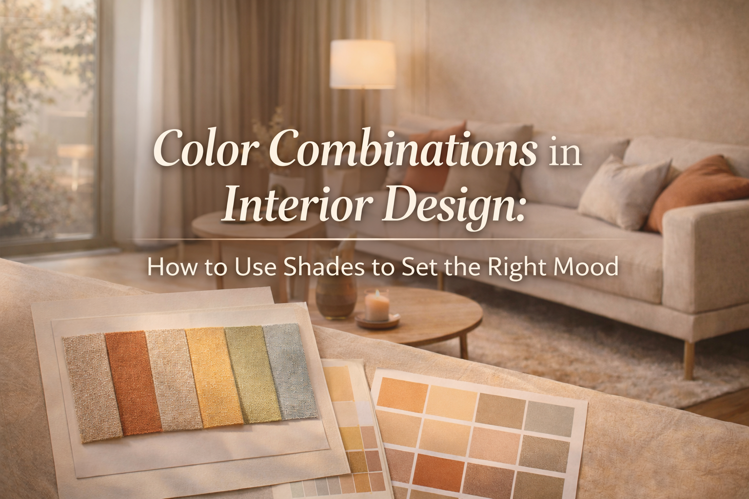 Color Combinations in Interior Design: How to Use Shades to Set the Right Mood