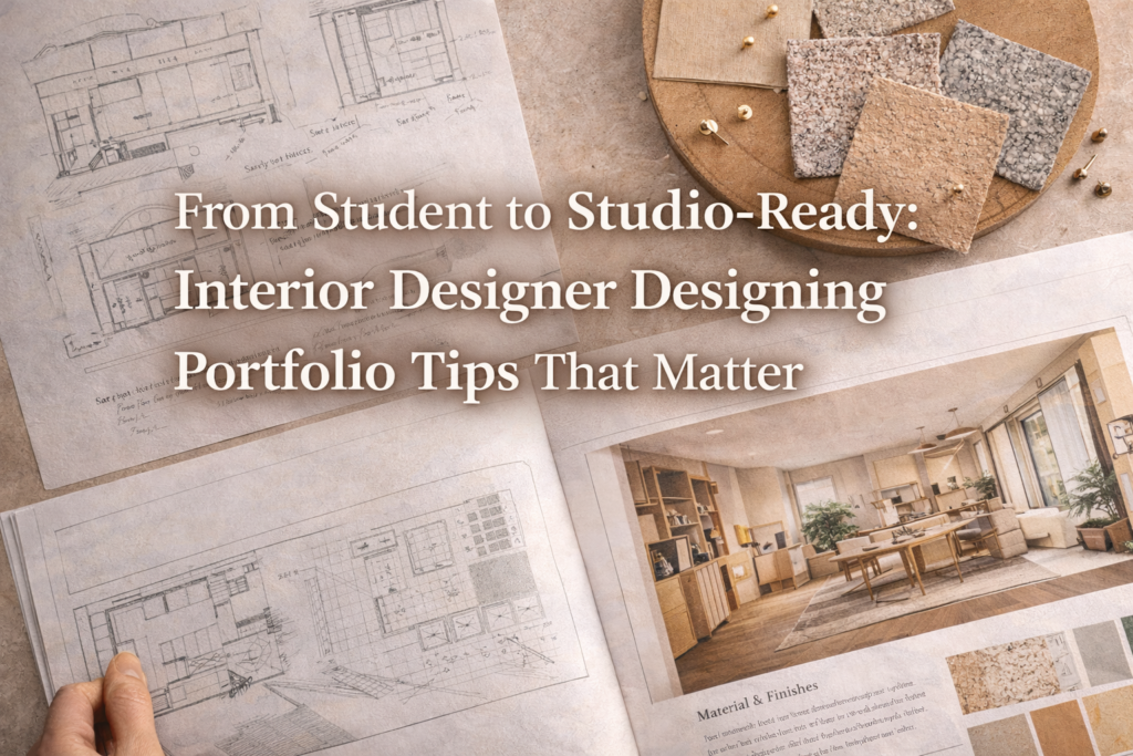 From Student to Studio-Ready: Interior Designer Designing Portfolio ...