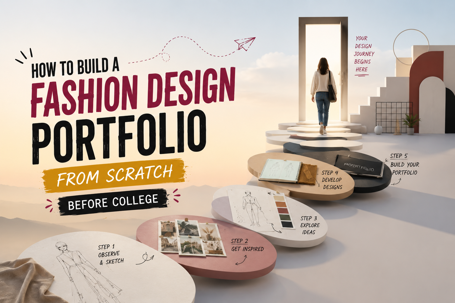 How to Build a Fashion Design Portfolio from Scratch Before College