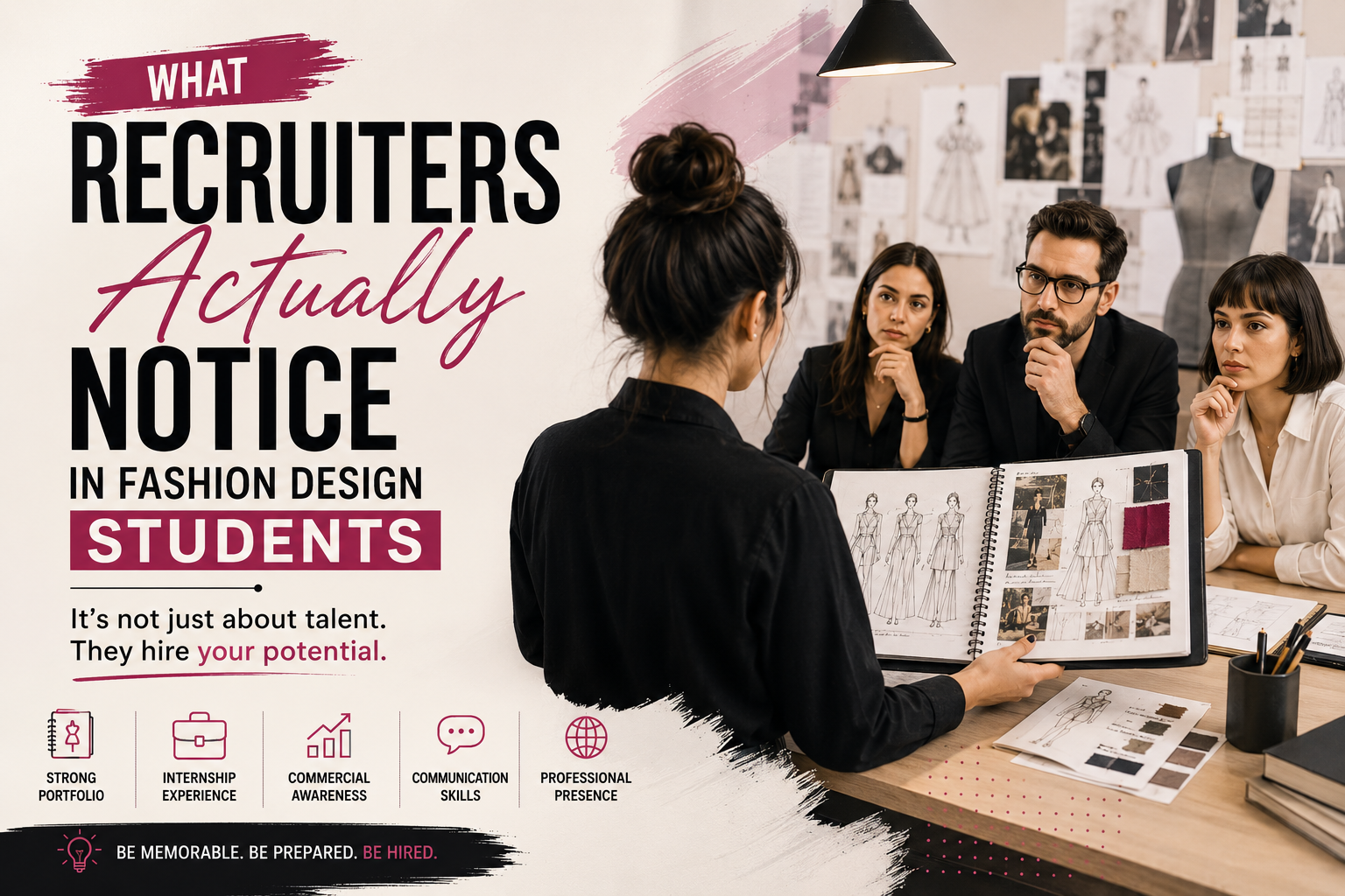 What Recruiters Actually Notice in Fashion Design Students