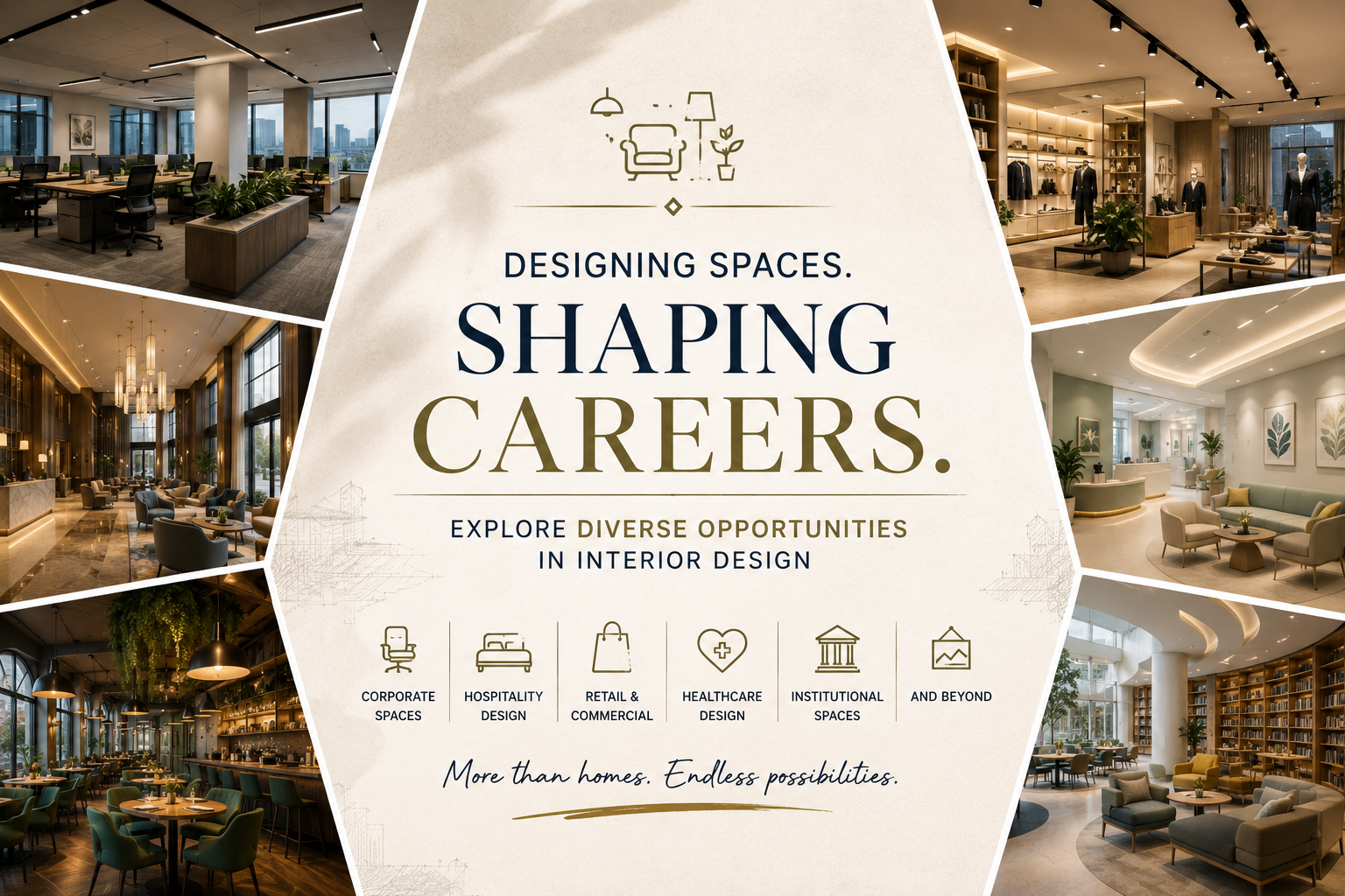 What Interior Design Career Opportunities Exist Beyond Residential Design?