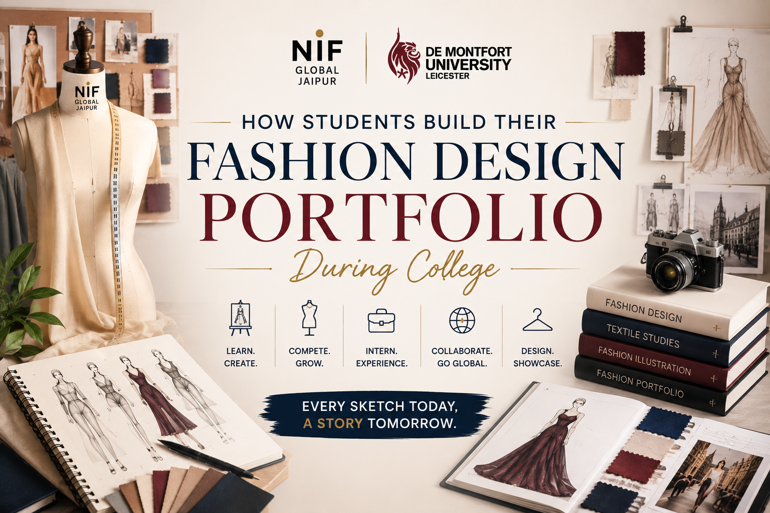 How Students Build Their Fashion Design Portfolio During College